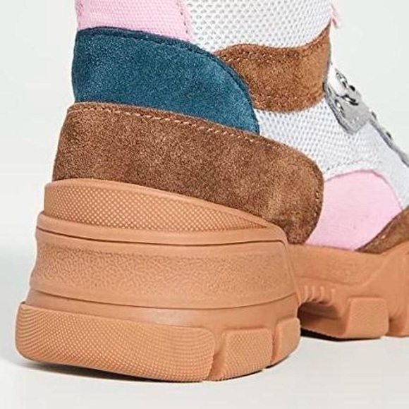 Villa Rouge hiker gem boots color block size 7 NIB - Picture 4 of 9